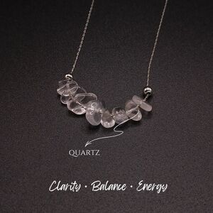Quartz Silver Necklace